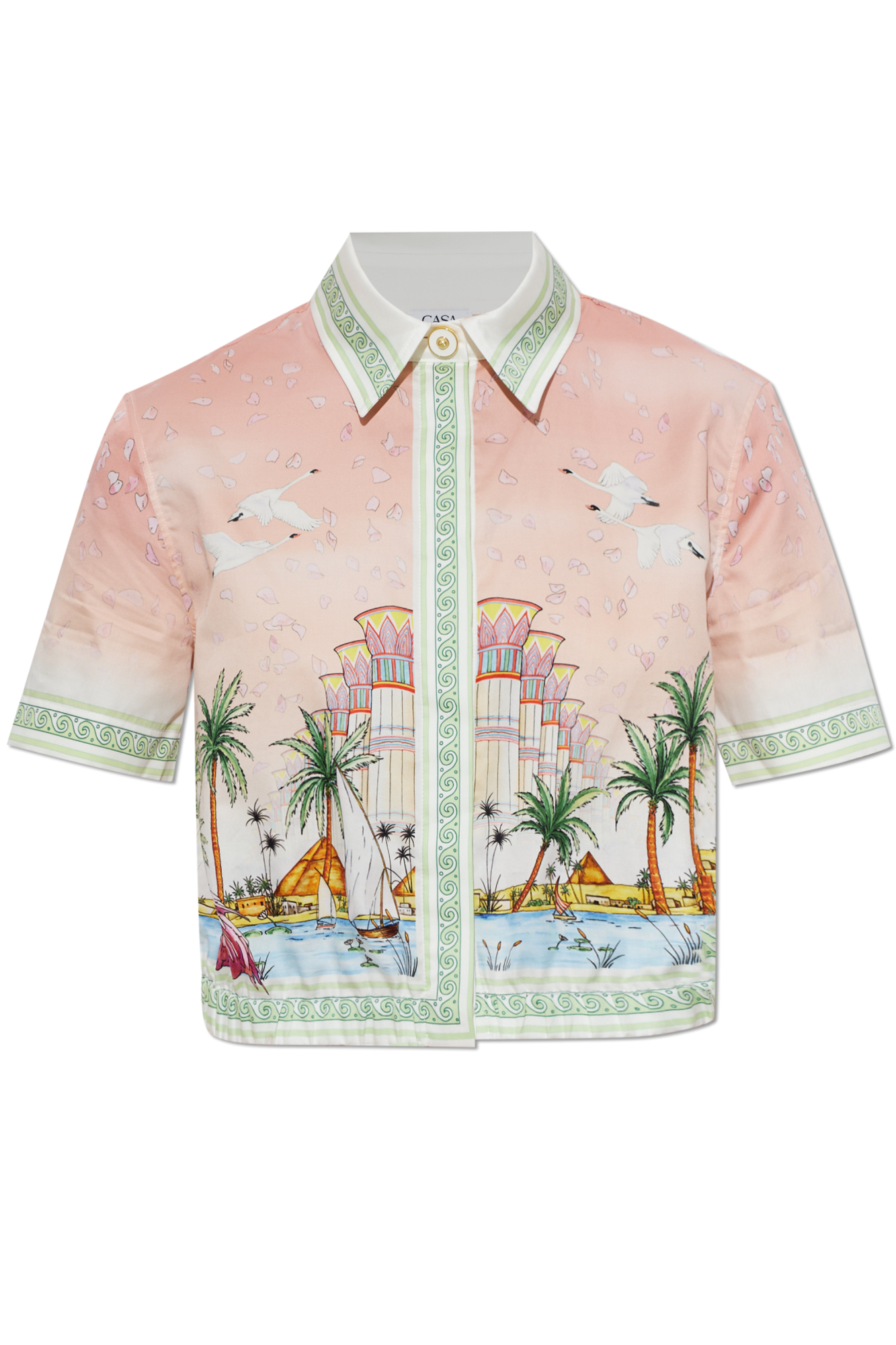 Casablanca Short Printed Shirt | Women's | Vitkac